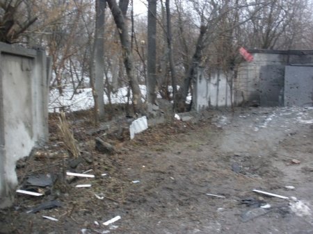 Фото разрушений гаражный кооператив "Сталь-2" в Ленинском районе.