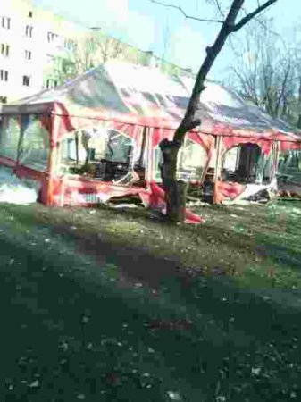 Фото разрушений 27 больница. На ул. Терешковой