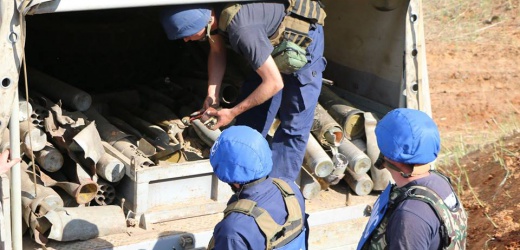 За сутки в Донецкой области спасатели обезвредили шесть неразорвавшихся снарядов