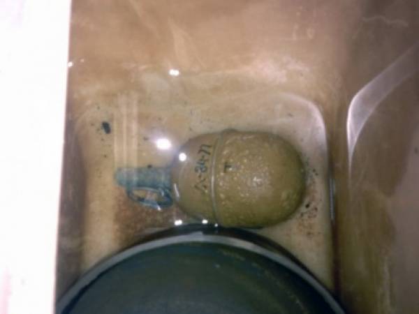 В туалете авдеевской больницы нашли гранату