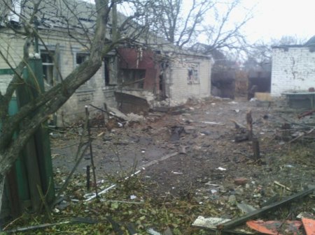 Авдеевка, Ул.Седова 18 ноября, разрушения (ФОТО)