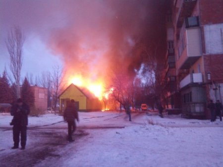 Фото разрушений Горловки 14.01.15