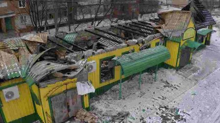 Фото разрушений г. Горловка. 25.01.2015