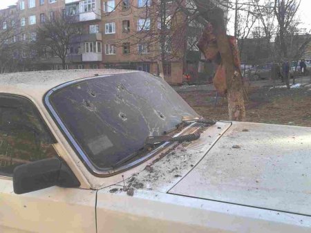 Фото разрушений Донецка. Боссе ночной обстрел 12.02.15