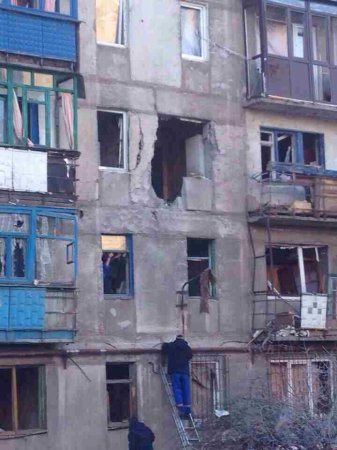 Фото разрушений Горловки февраль 2015