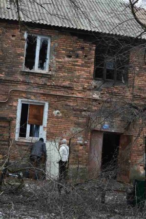 Фото разрушений Горловки 01.02.2015 г.