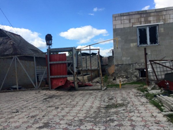 Последствия обстрелов Донецка с 10 по 13 мая 2015