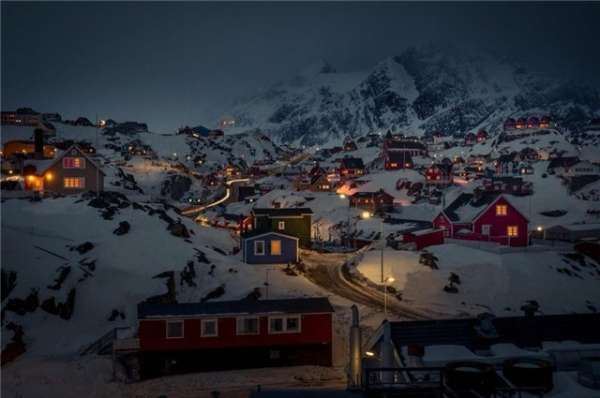 Ночная Гренландия (фото)