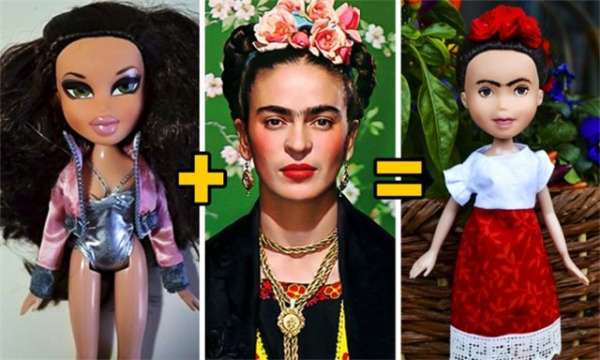 Художница смывает макияж с кукол и превращает их в великих женщин