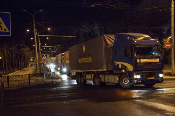 400 тонн гуманитарной помощи доставлено в Донецк