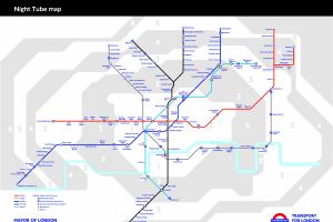 Великобритания: «Ночное метро» Лондона начнёт работу этим летом