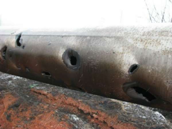 В Петровском районе Донецка в результате обстрела поврежден газопровод