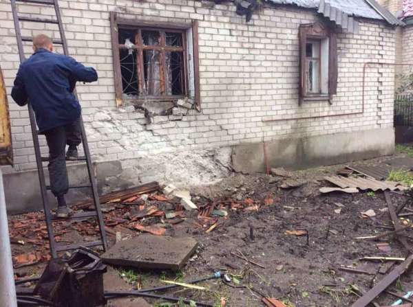 Результаты обстрела Горловки - Приходько