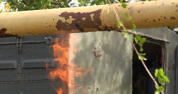 «Донбассгаз» устранил последствия ночного обстрела в донецком поселке Трудовские