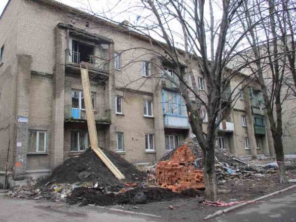 Восстановительные работы  по состоянию на 8 ноября