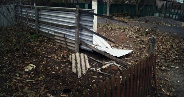 Последствия обстрела Докучаевска утром 31 октября