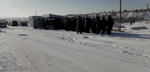 Ситуация в КПВВ «Новотроицкое» утром 5 января