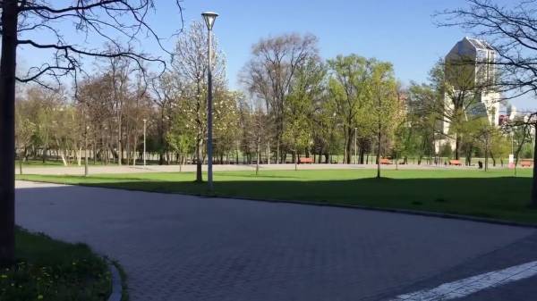 Донбасс Арена и ее парк  - (видео)