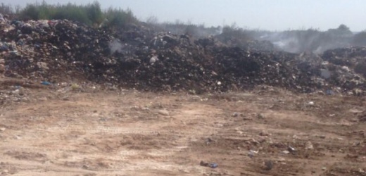 Полигон бытовых отходов горел в Великоновоселковском районе