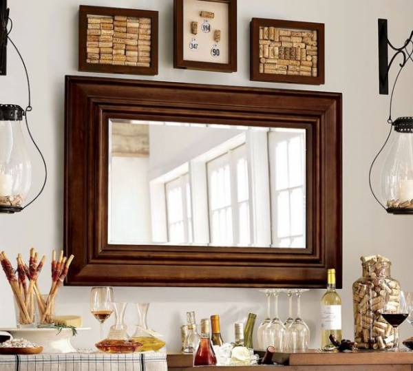 Зеркало в багете, как Современный элемент интерьера