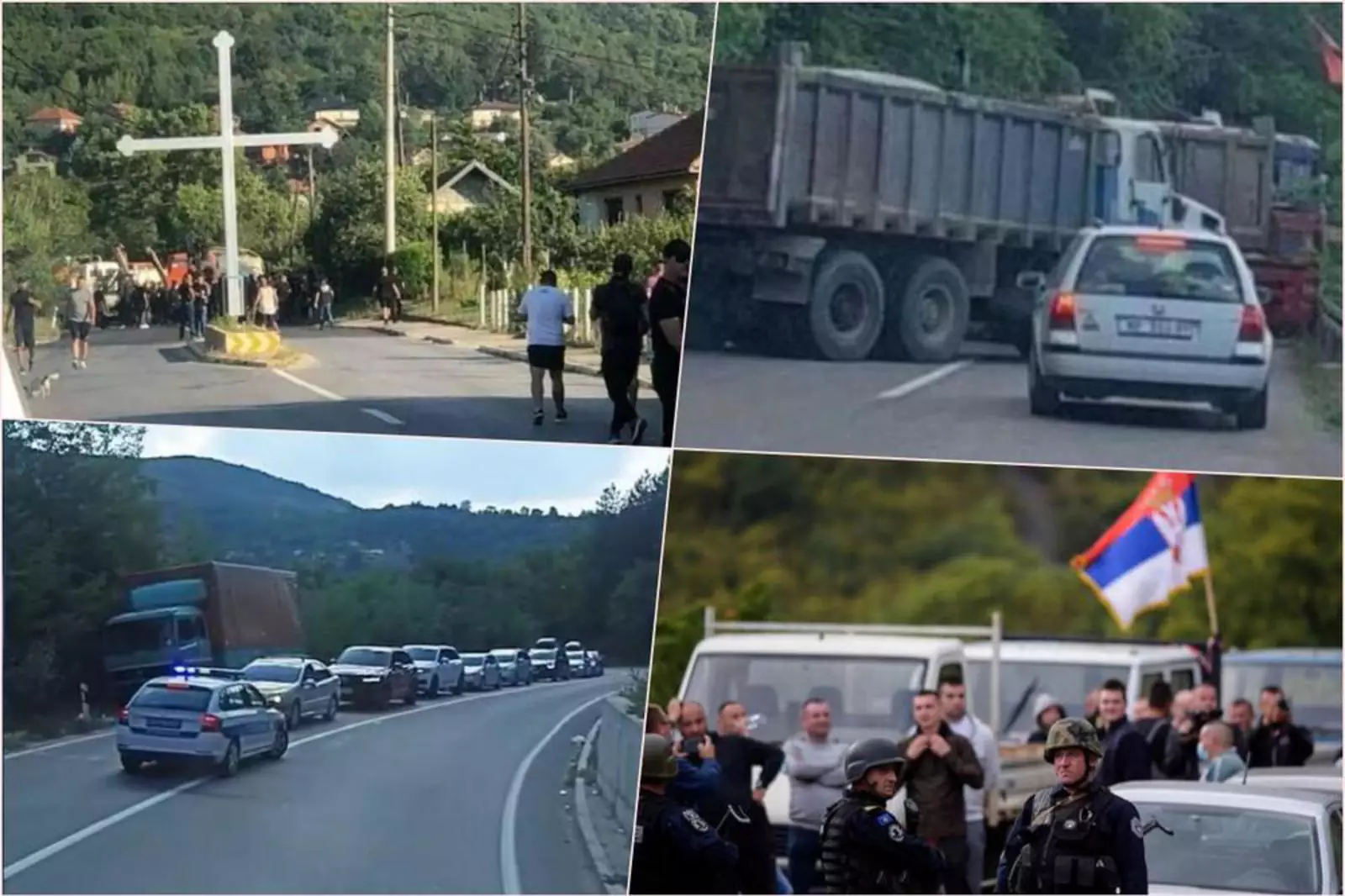 Напряженность на границе между Косово и Сербией. Два погранперехода закрыты