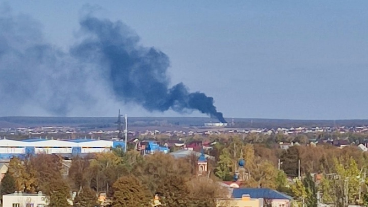 На нефтебазу в Белгородском районе попал снаряд