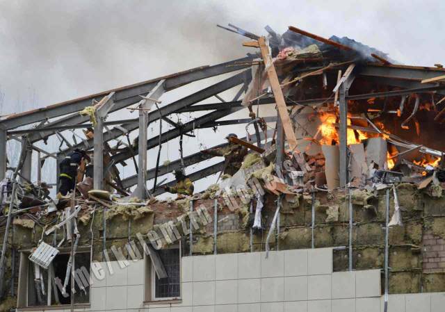 Обстрел Калининского района Донецка