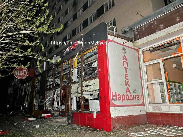 Обстрела района храма в центре Донецка