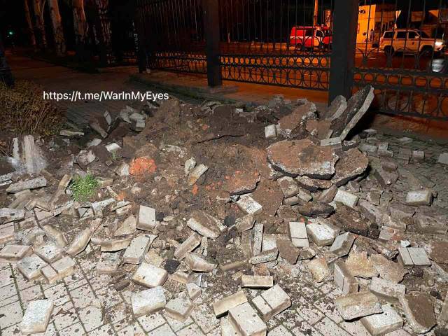 Обстрела района храма в центре Донецка