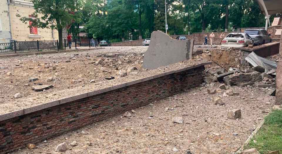 Обстрел Ворошиловского района Донецка за 28 июля 2023