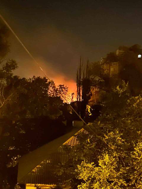 Обстрел Донецка вечером 5 августа 2023