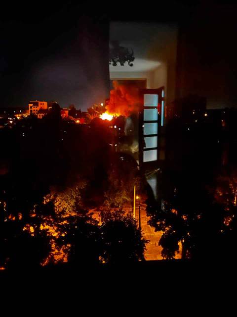 Обстрел Донецка вечером 5 августа 2023