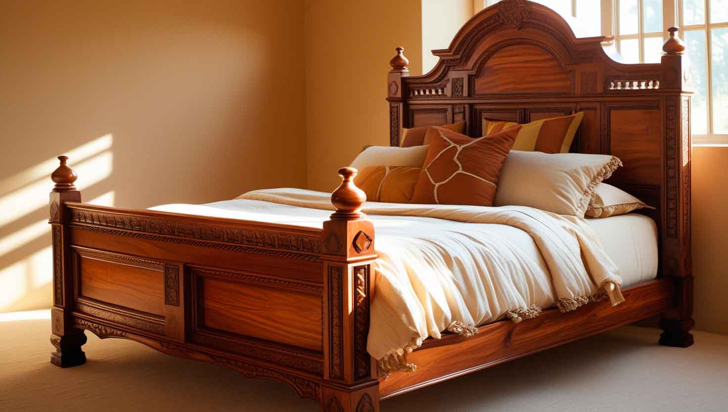 Кровать из массива дерева: плюсы, уход и рекомендации экспертов