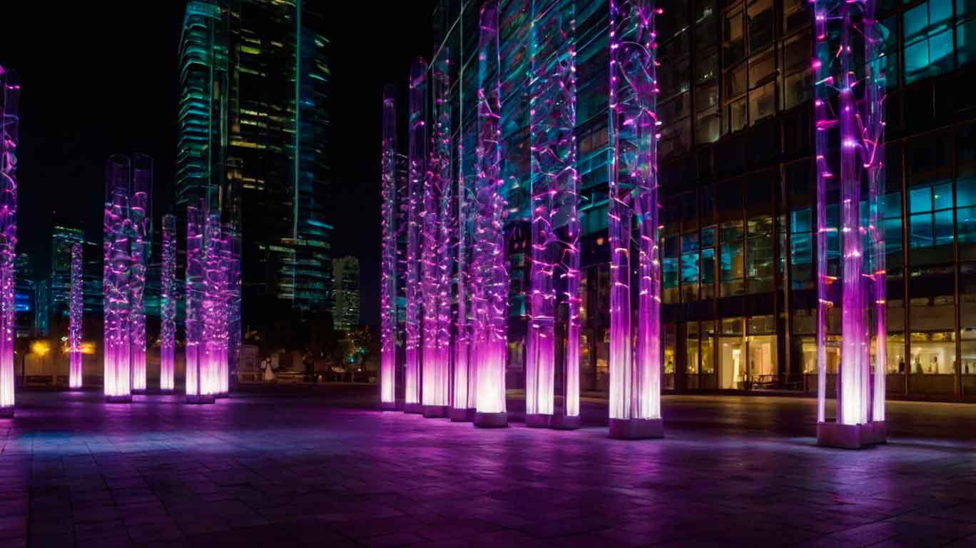 Световые инсталляции в искусстве и архитектуре – современные тренды